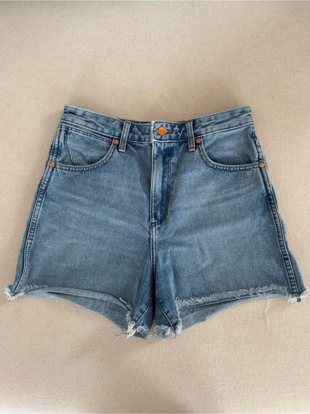 Wrangler High Rise Donna Cut Off Short